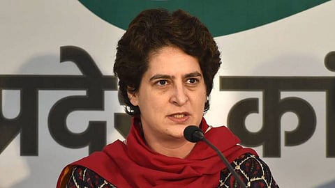 I am Indira Gandhi's granddaughter not afraid of action said Priyanka Gandhi