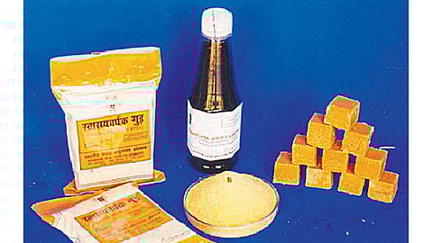 गुळाचे प्रक्रिया पदार्थ.