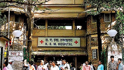 थरकाप उडवणारा फोटो : KEM रुग्णालयातील शवागृह भरलं, मृतदेह ठेवलेत चक्क 'इथे'...