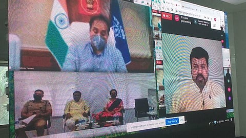 Inauguration of CCTV system at Sindhudurg