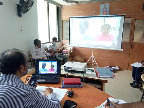 Online meeting of Malvan Municipality