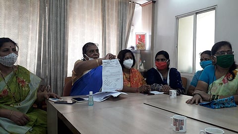 Press conference of  Lobo in sawantwadi