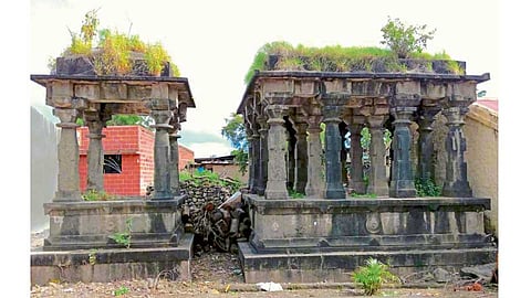 कण्हेरखेड - पानिपत युद्धात हुतात्मा झालेल्या शिंदे बंधूंचे स्मृतिस्मारक.