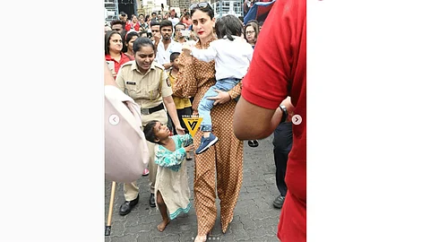 Kareena Kapoor Khan Viral Video With Taimur Ali Khan At Mount Mary Church