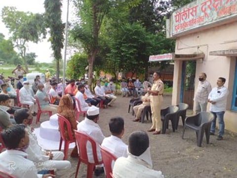 कोरोनाची साखळी तोडण्यासाठी सार्वजनीक गणपती मंडळा ठिकाणी गर्दी टाळा