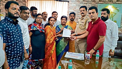 File against crime officer