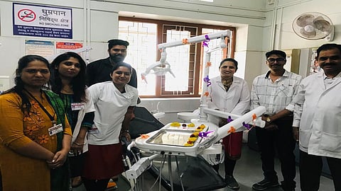 Dental Chair Installed In Satara Civil Hospital