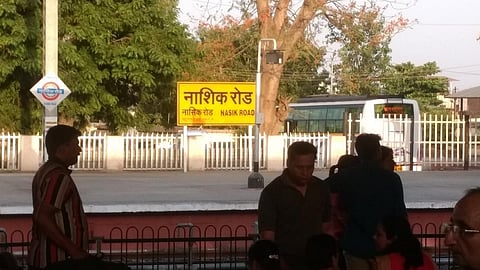 Passengers are being checked at railway station