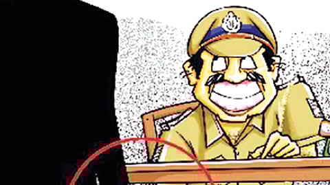 Police Caught taking Bribe