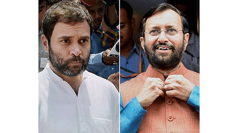 Prakash Javadekar attacks Rahul Gandhi