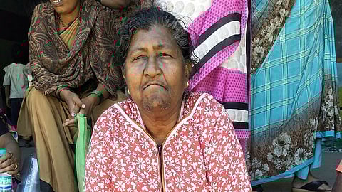 Three young boys shaved senior citizen woman from fire incident