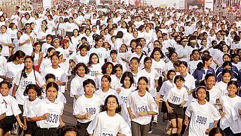 File photo of Pune International Marathon
