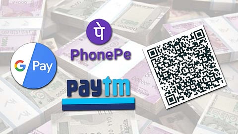 Google Pay, Paytm, PhonePe for payment