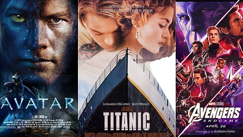 Hollywood film avatar world highest grossing film avengers endgame Jurassic world titanic record