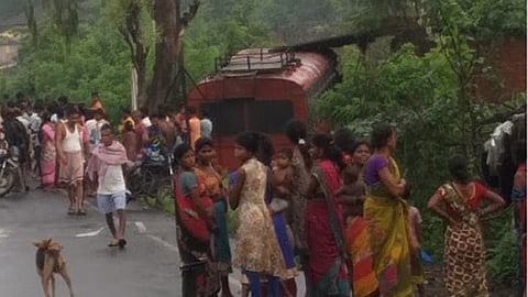 ST Bus accident after the driver lost control