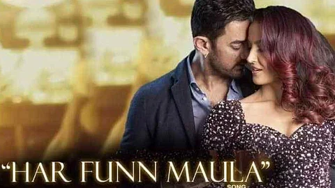 actor Aamir Khan Elli Avrams Koi Jaane Na Song Har Funn Maula Viral on social media