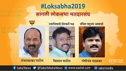 Election Results : सांगलीत संजयकाका पाटील आघाडीवर