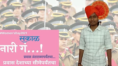 Snehal Ghodke from Mangalwedha taluka has been selected in the Indian Border Security Force.jpg