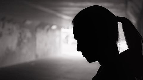 Depressed married woman refrains from suicide