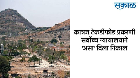The administration has not submitted a statement in the unauthorised construction on katraj Hilll case