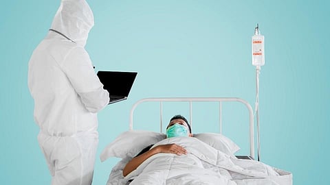 The five-star hospital has no beds for Corona patient