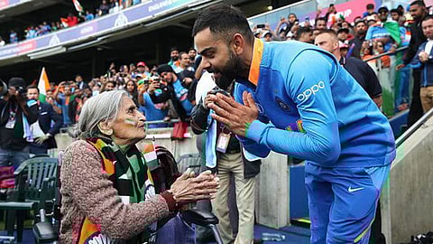 Virat with Grandmother