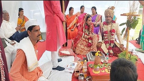 Wedding Now On Farm Field