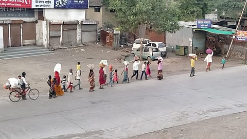 People from Pune and Mumbai have gone to the village