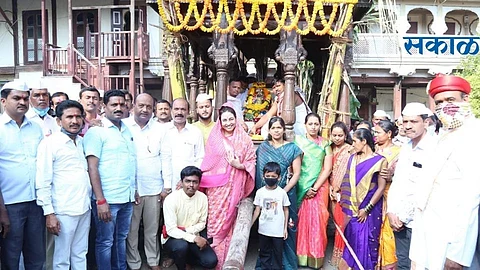 "आई उदे ग अंबे उदे'चा औंधला जयघोष; रथोत्सव उत्साहात