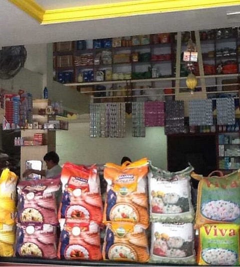 Groceries given to laborers in Jamkhed