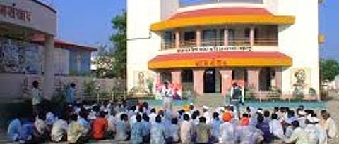 Gram Panchayat election in Adarsh Gaon Hiware Bazar too