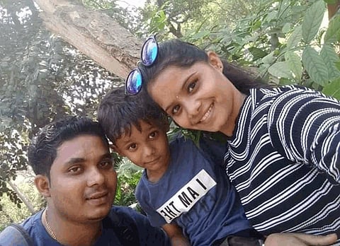 three dead of one family in accident in at karad