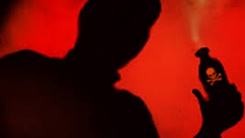 chemicals Thrown on two boys for banned smoking cigarettes