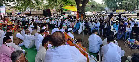 Morcha for reservation of Maratha community in Akole taluka