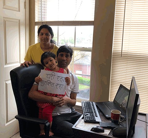 esakal exclusive interview Indian person home quarantine in america