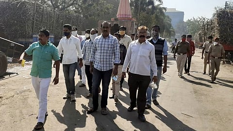 इंदापूरच्या पश्चिम भागामध्ये भारत बंदला मोठा प्रतिसाद