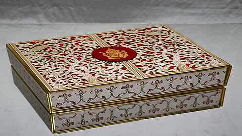 Family in chandrapur gave wine bottle and peanuts as wedding invitation