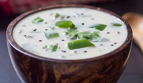 Have you ever eaten capsicum raita?