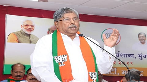 bjp leader chandrakant patil BJP Congress defeated NCP Shiv Sainik alone in khanapur