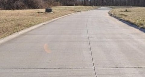 The rough roads will be of cement