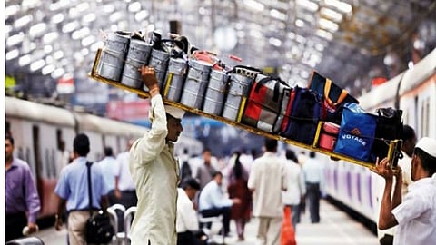 Employees strike hit Mumbai dabewala Loss two lakhs per day