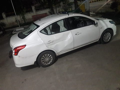 Truck hits Deputy Commissioner of Police vehicle