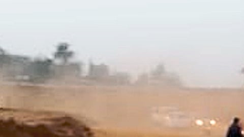 Citizens were shocked by the dust on the highway in ratnagiri kokan marathi news