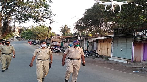 Drone capture Gamblers Ten Action Against Ten kolhapur marathi news