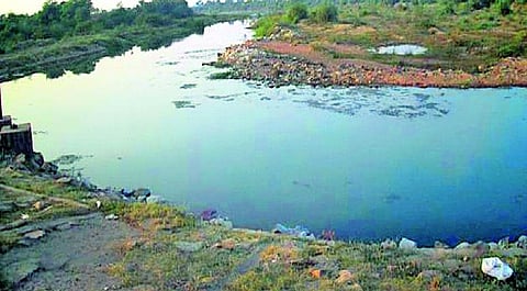 the red and blue watershed map of the erai river was postponed in chandrapur
