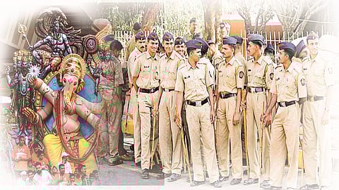 गणेशोत्सवात कडेकोट बंदोबस्त