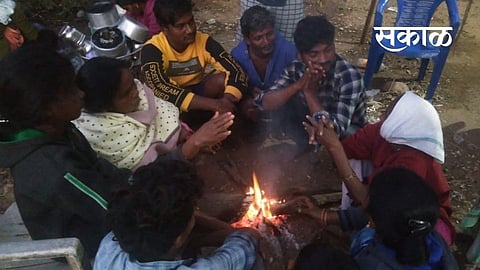 Cold snap again in Gadchiroli district