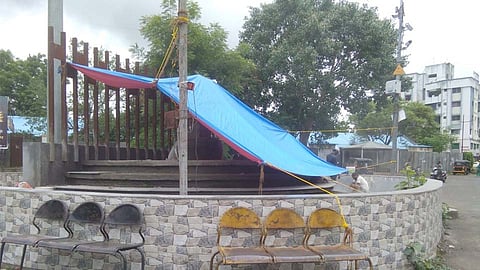 Sakal Impact : जुनी सांगवीतील 'या' पुतळ्याच्या सुशोभीकरणास अखेर सुरुवात