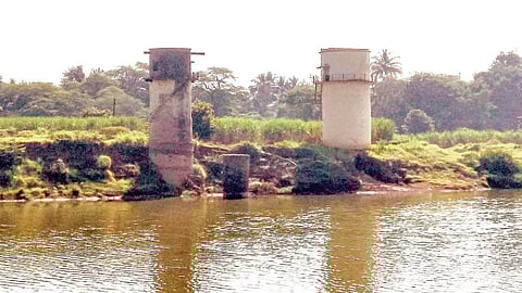 भराव तुटल्याने कार्वे नळ योजनेस धोका; जॅकवेलला 'जलसमाधी'ची शक्यता!