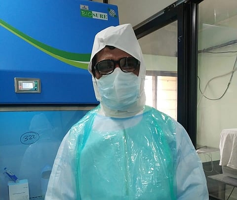 Mallikarjun, who is investigating the corona swab postponed the marriage for duty